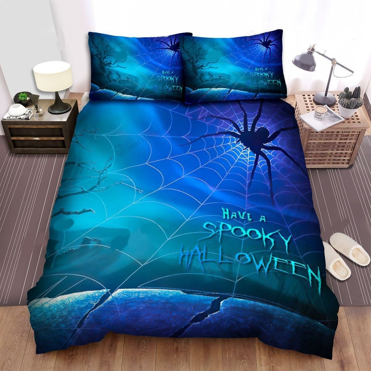 Halloween Bedding Set Spider Have A Spooky Halloween Duvet Covers
