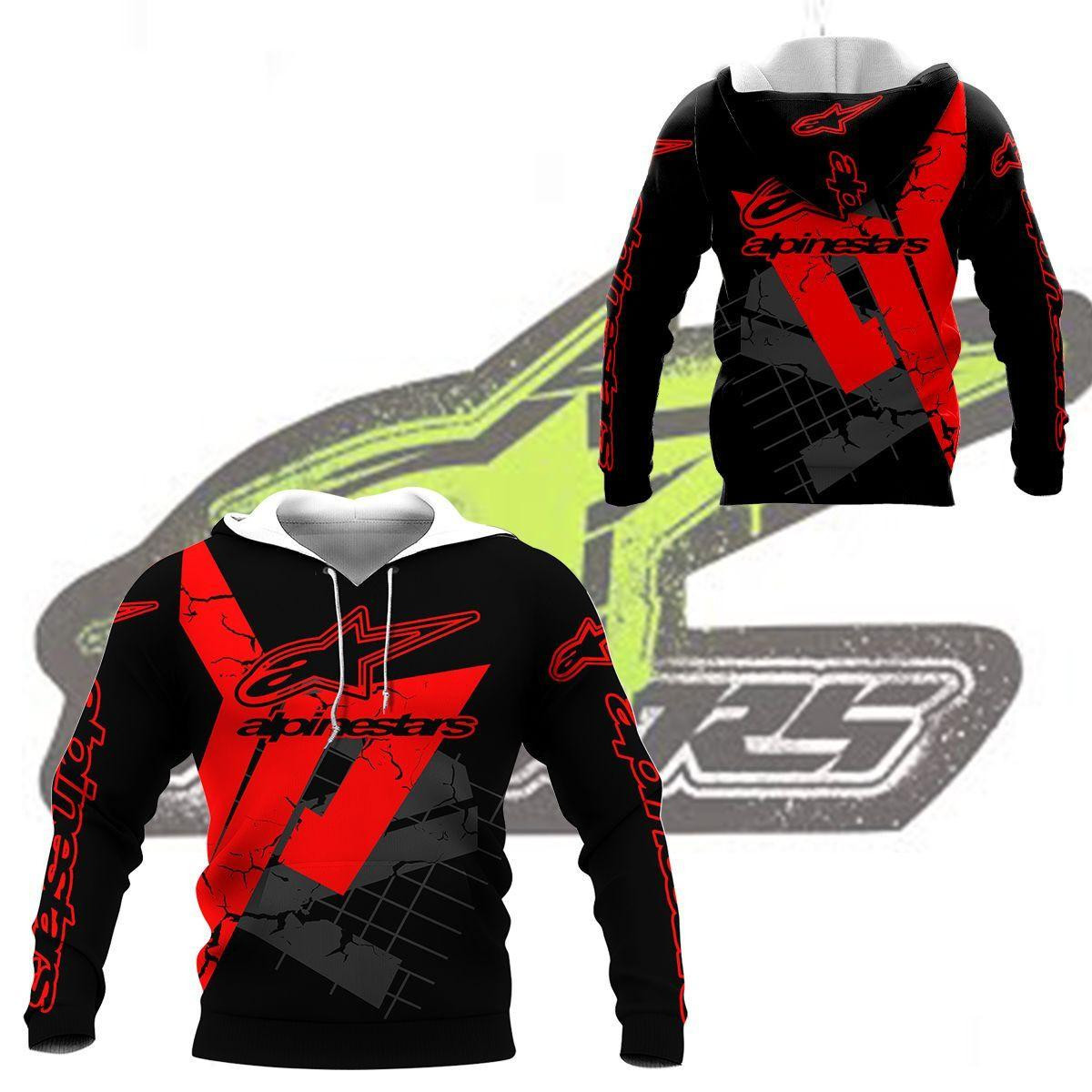 Alpinestars Shirt 197, 3d Hoodie Zip Hoodie