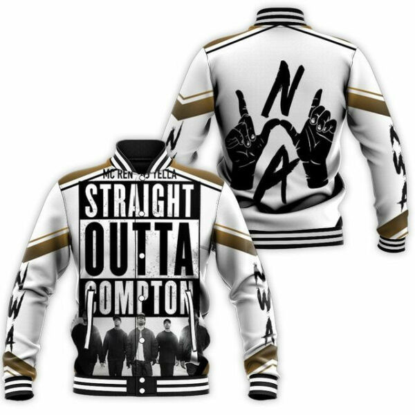 N.w.a Straight Outta Compton Clan Hip Hop 6k642 Gift For Fan Baseball Jacket 516