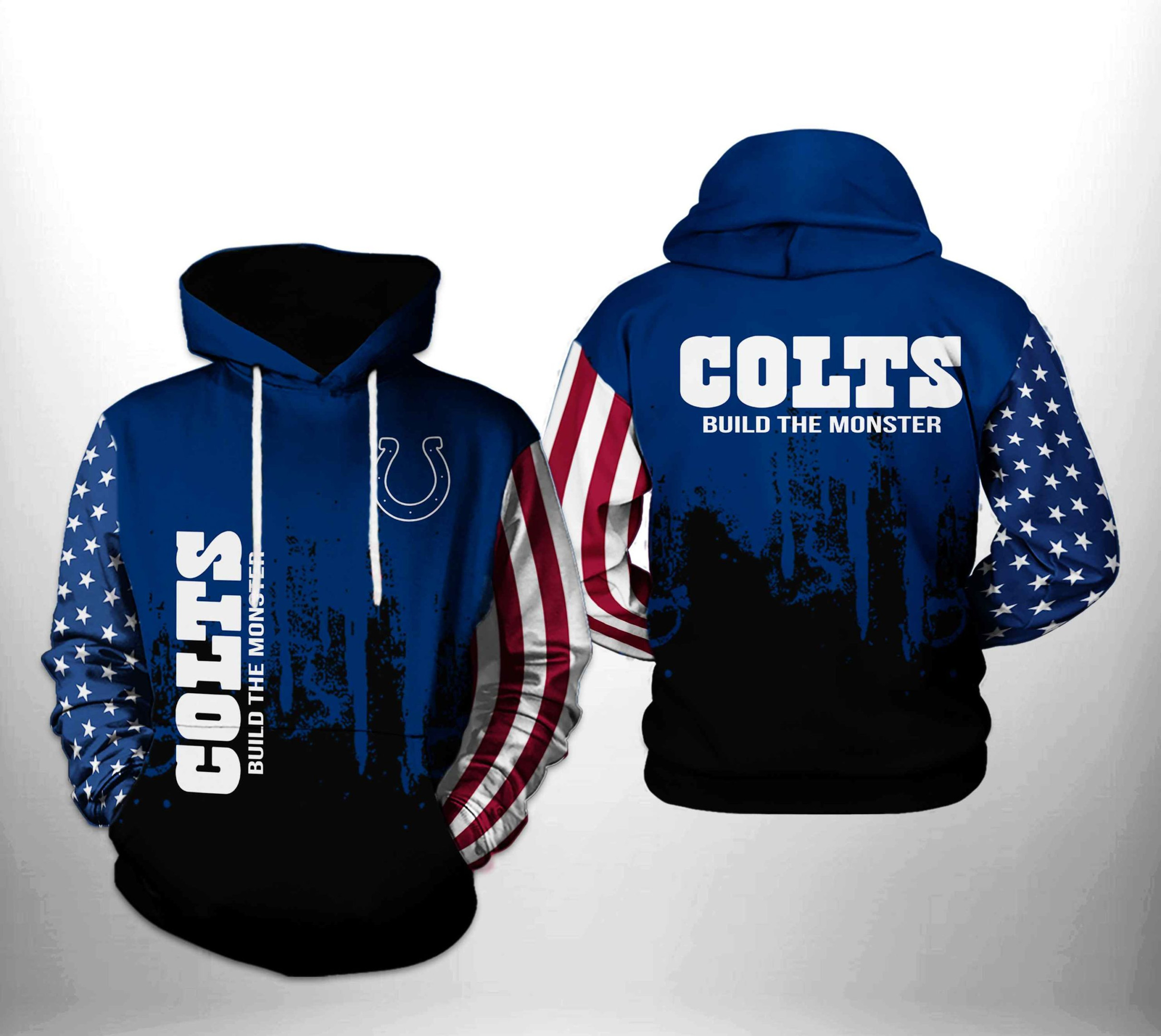 Indianapolis Colts Team US 3D All Over Print Hoodie & Zip Hoodie