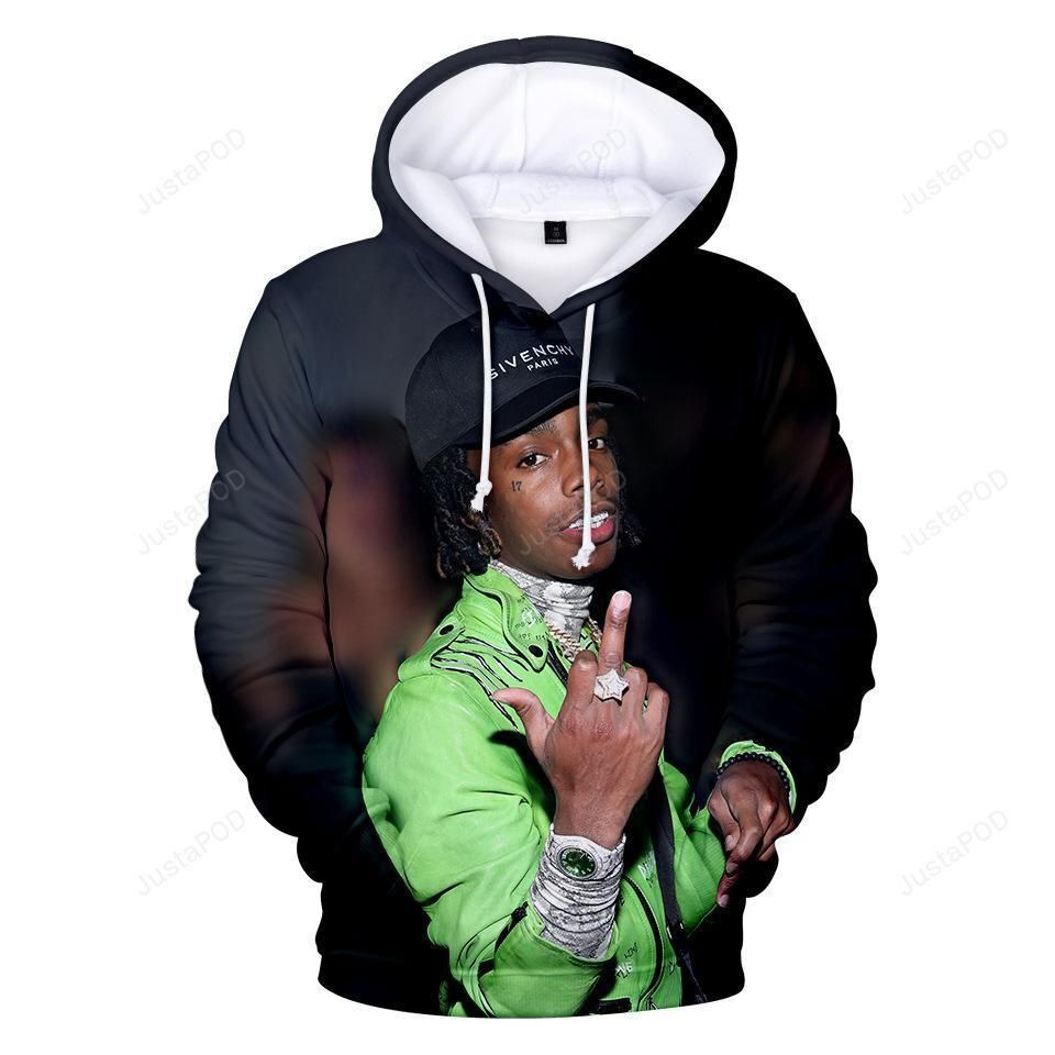 YNW Melly Print 3D All Over Print Hoodie & Zip Hoodie