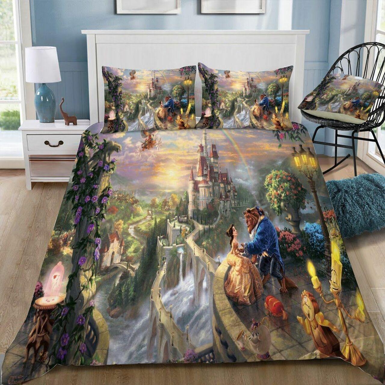 Beauty And The Beast Bedding Set Beauty And The Beast The Castle Duvet Covers