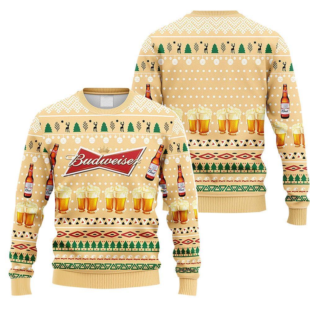 Budweiser Novelty Ugly Christmas Sweater