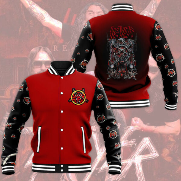 Slayer Rock Band Baseball Jacket 514