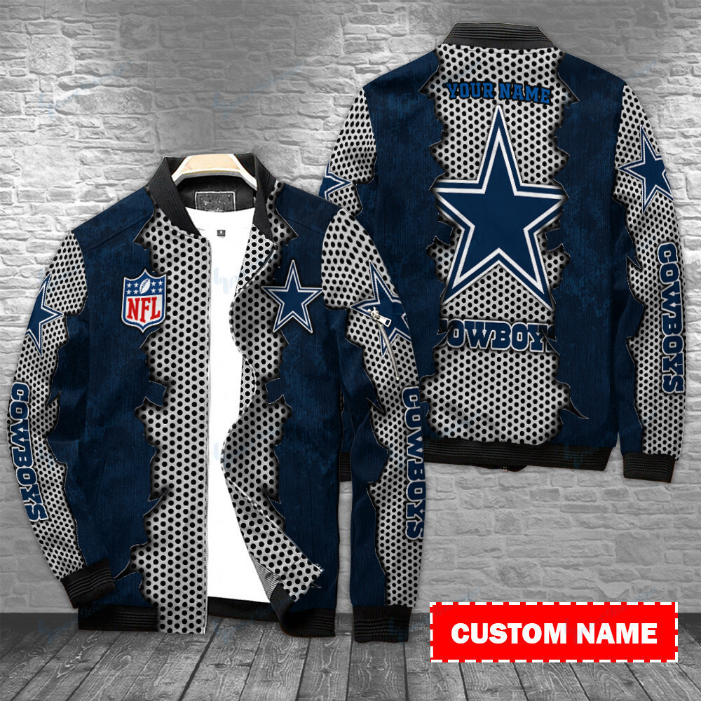 Cowboys Personalized Bomber Jacket BG485