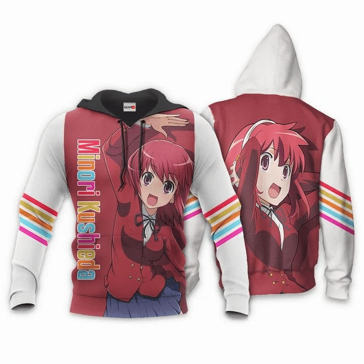 Toradora Minori Kushieda 3d Hoodie Zip Hoodie