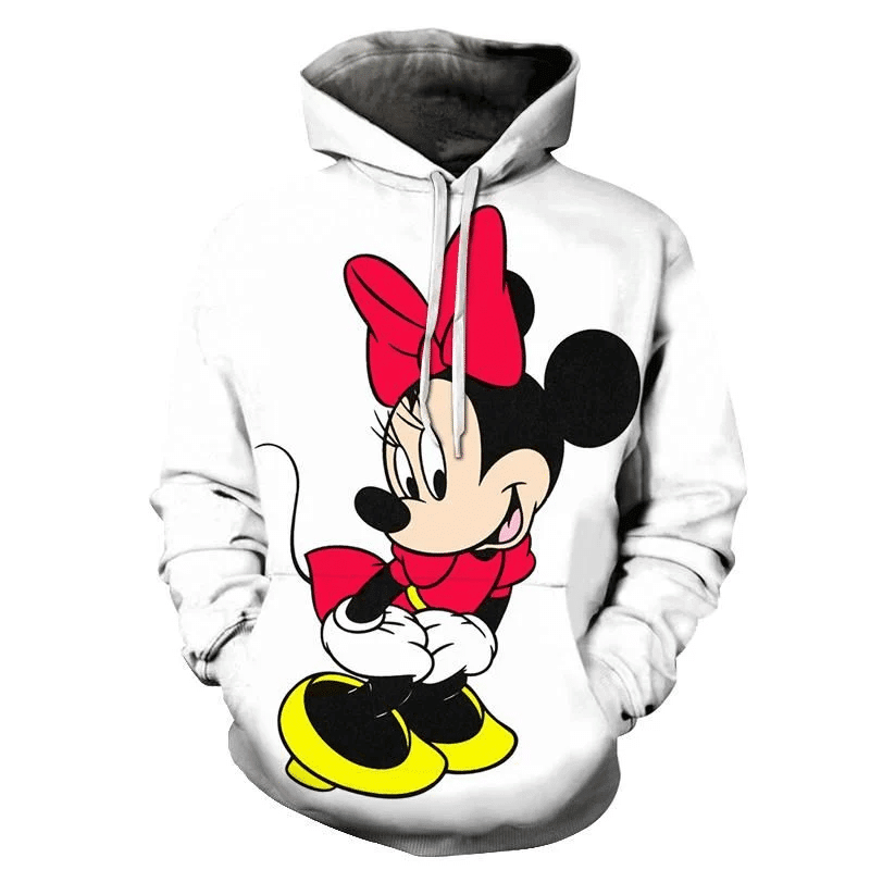 Happy Minnie Mouse Cartoon 3d ? 3d Hoodie All Over 3d Printed Hoodie