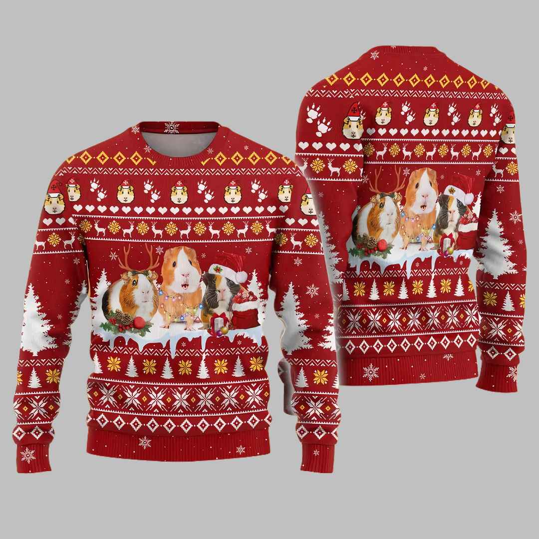 Guinea Pig Ugly Christmas Sweater