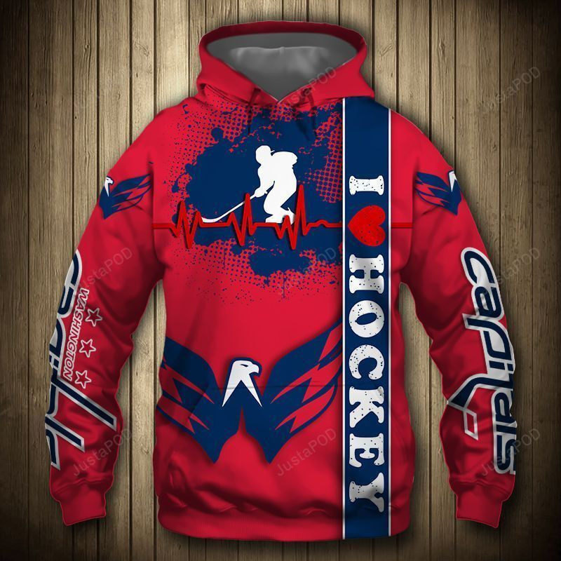 Personalized Washington Capitals 3D All Over Print Hoodie & Zip Hoodie