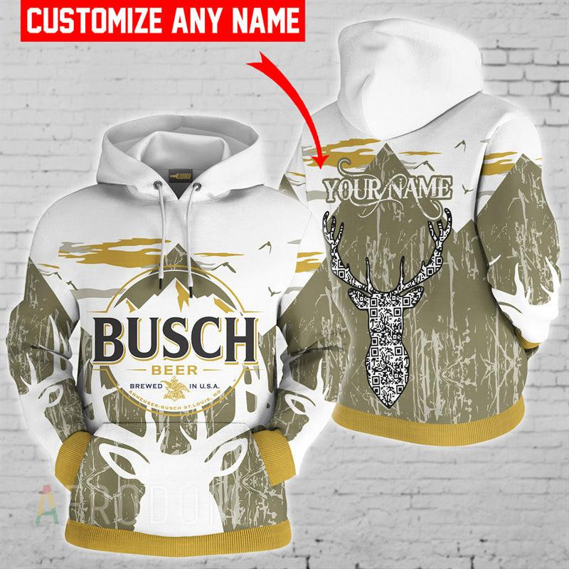 Personalized Busch Beer Hoodie 4, Gift For Fan 3d All Over Print Shirt Hoodie