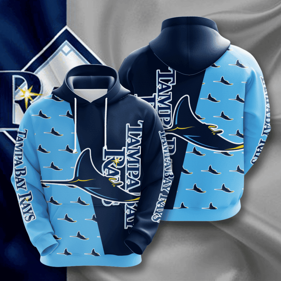 Tampa Bay Rays 3D All Over Print Hoodie & Zip Hoodie
