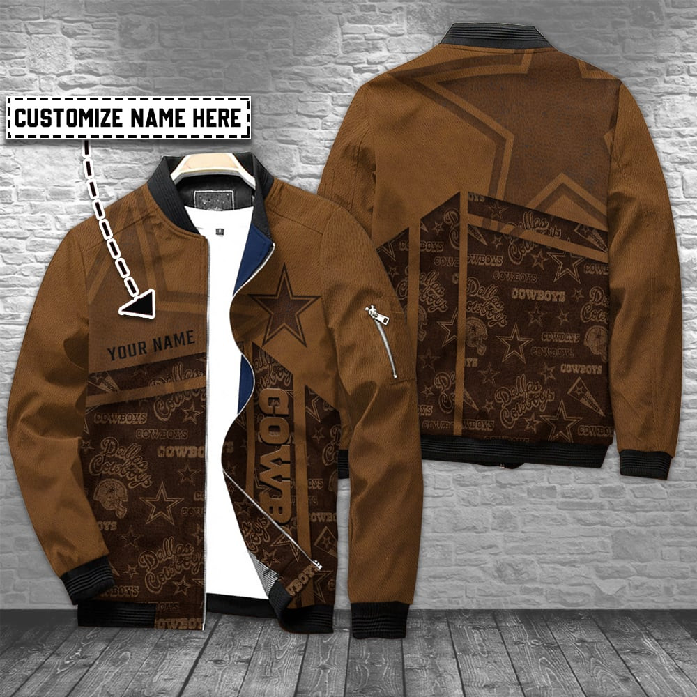 Cowboys Personalized Bomber Jacket BG886