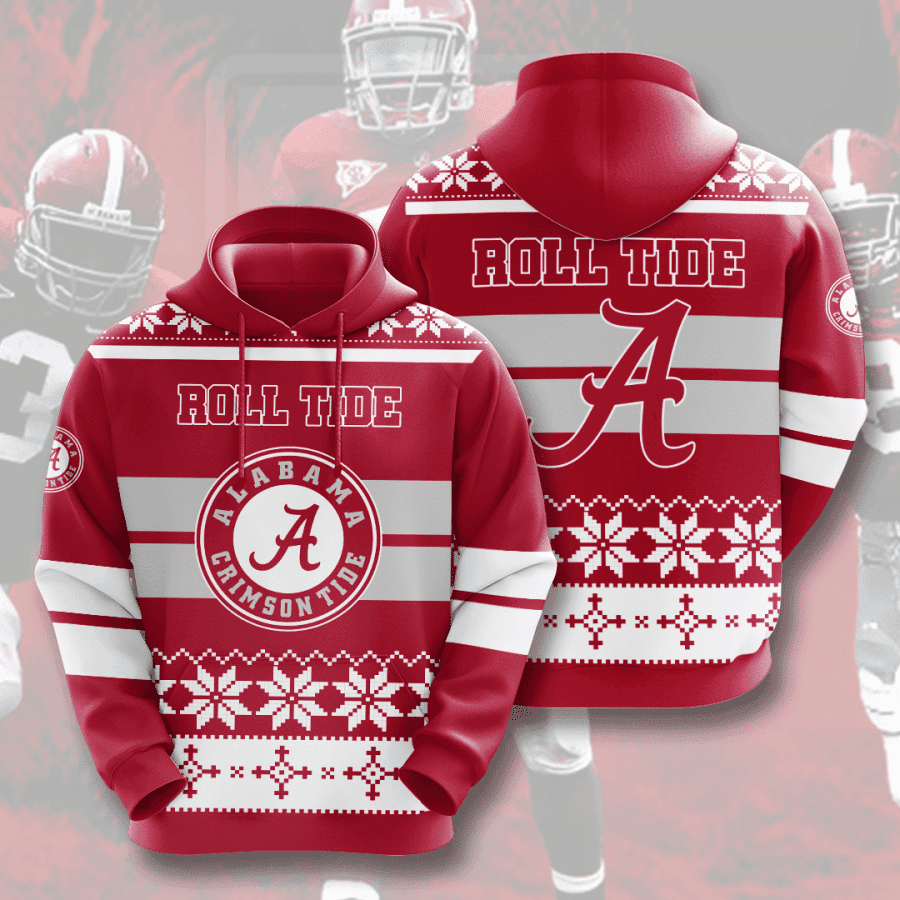 Alabama Crimson Tide 3D All Over Print Hoodie & Zip Hoodie