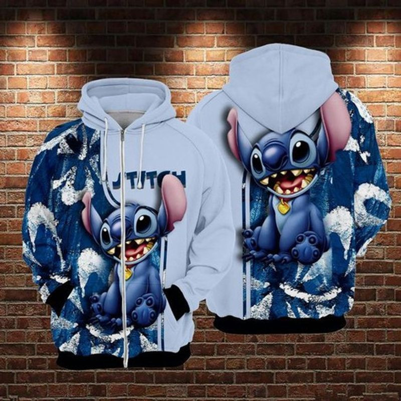 Stitch All Over Printed 3d Hoodie 2