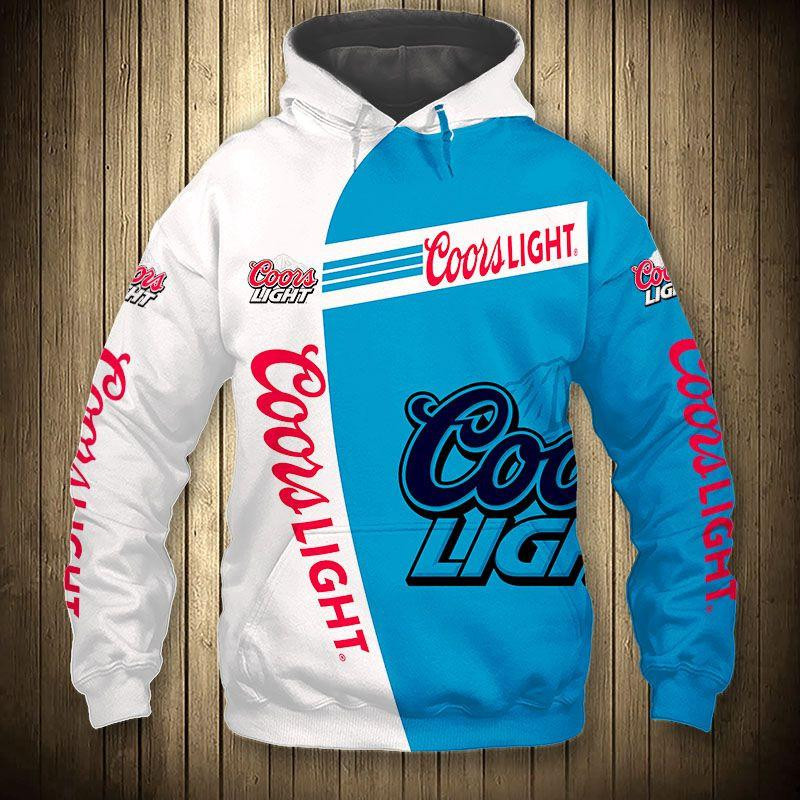 Coors Light King Beer 5k417   Cartoon 3d Hoodie Zip Hoodie