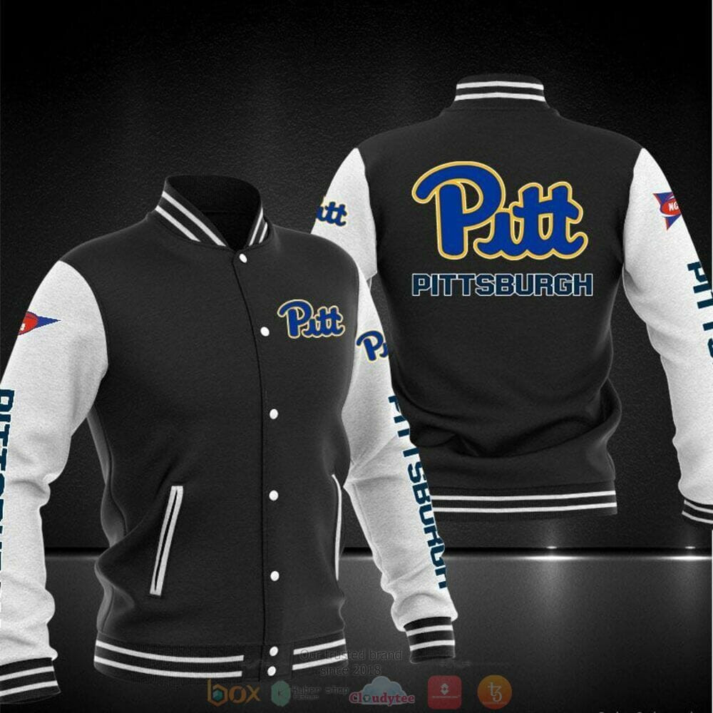 Pittsburgh Panthers Black Baseball Jacket