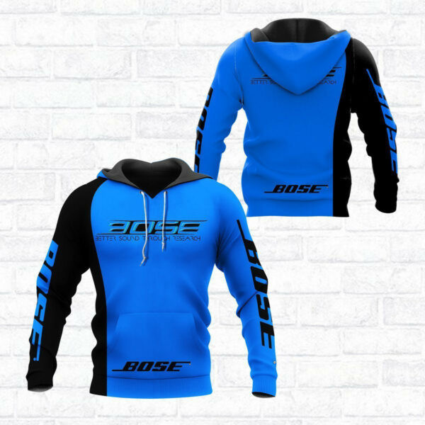 Bose Corporation Shirt 104, 3d Hoodie Zip Hoodie 804