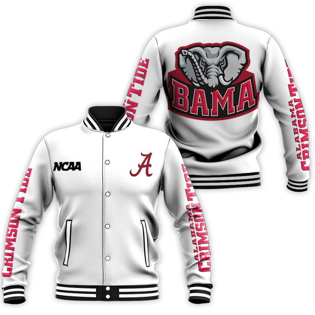 Alabama Crimson Tide Baseball Jacket V6