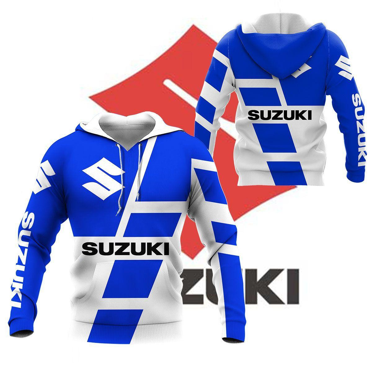 Suzuki Shirt 387, 3d Hoodie Zip Hoodie
