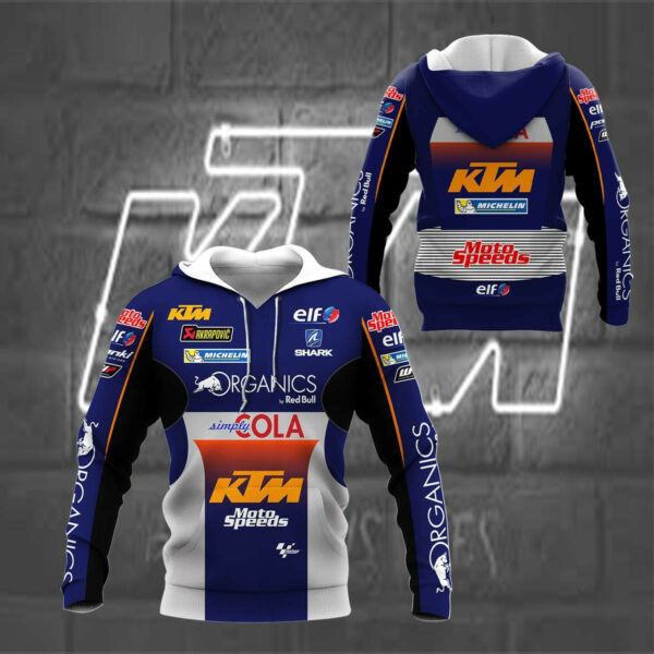 Ktm Racing Shirt 596, 3d Hoodie Zip Hoodie 1766