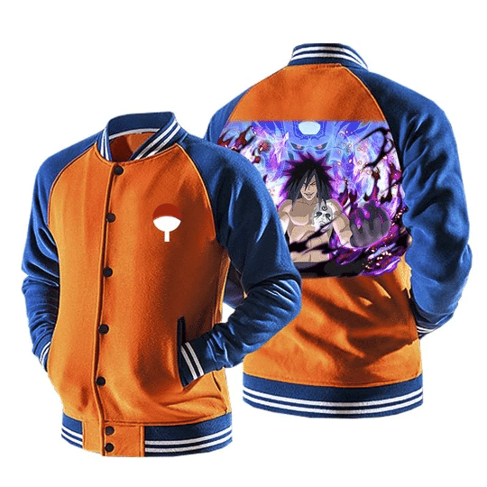 Naruto Uchiha Madara Laugh Susanoo 2 Baseball Jacket 99