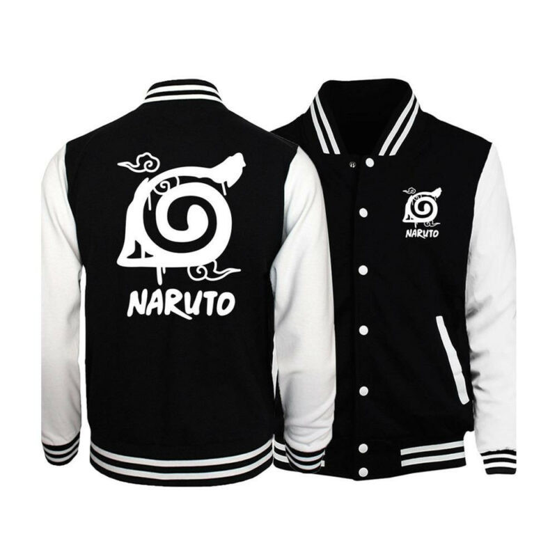 Naruto Konoha Letterman Baseball Jacket