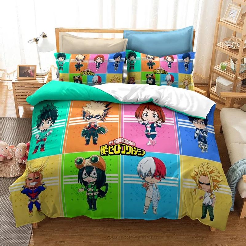 My Hero Academia Bedding Set My Hero Academia Chibi Characters Duvet Covers