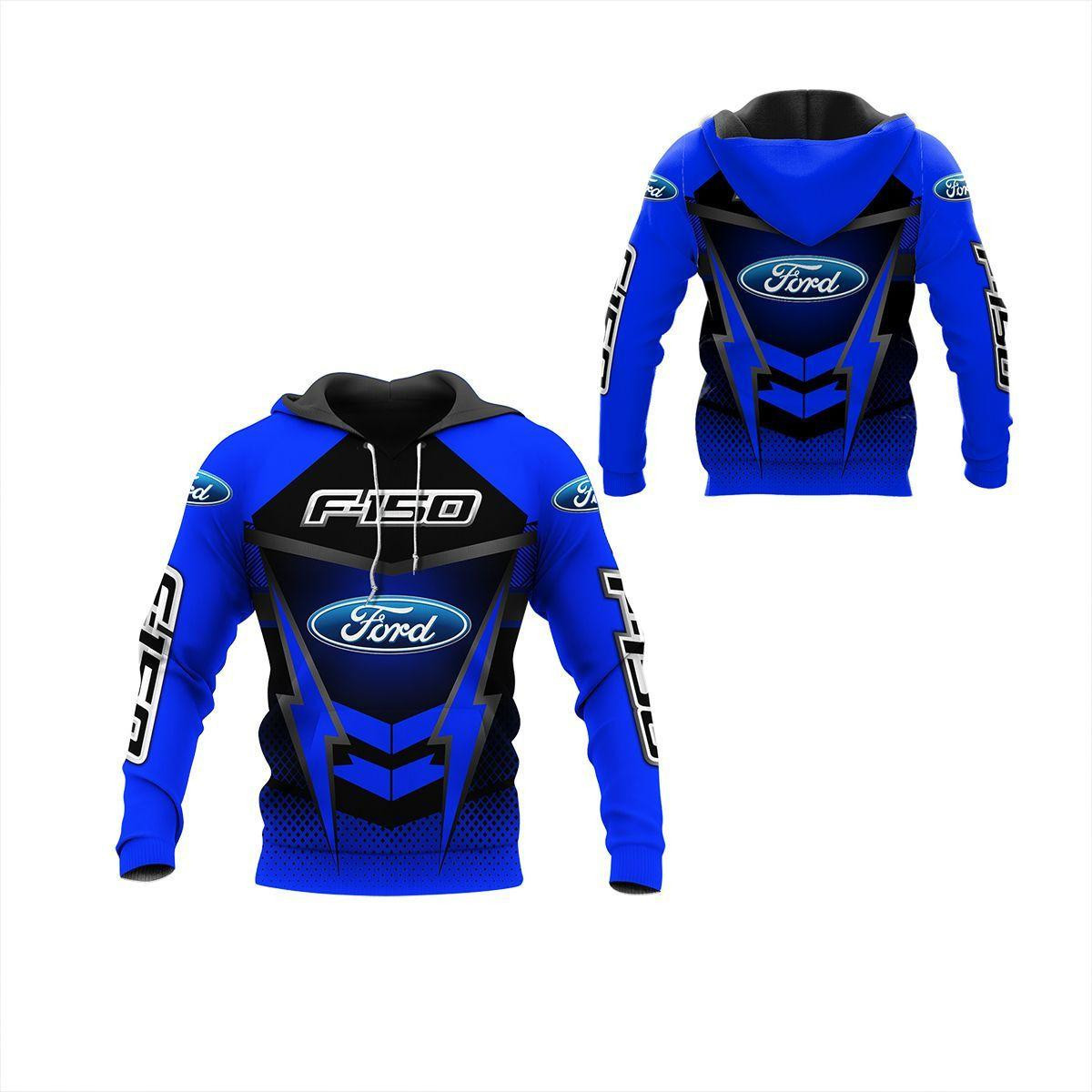 Ford F-150 Shirt 148, 3d Hoodie Zip Hoodie