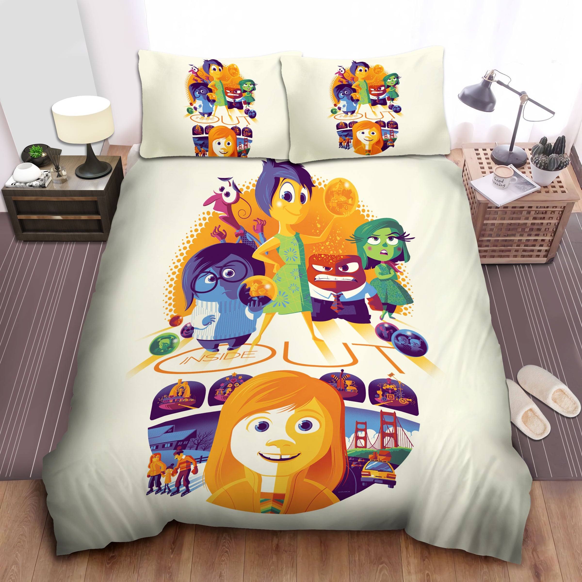 Inside Out Bedding Set DN Inside Out Drawing Art Duvet Covers