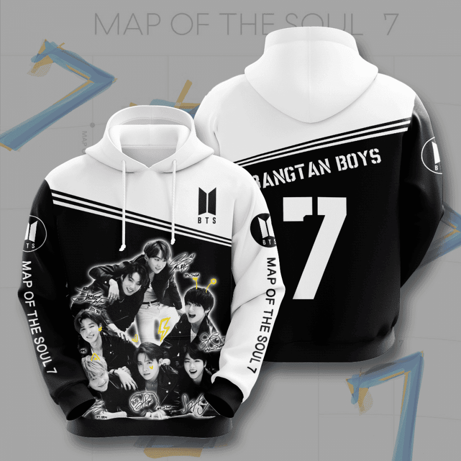 BTS 3D All Over Print Hoodie & Zip Hoodie