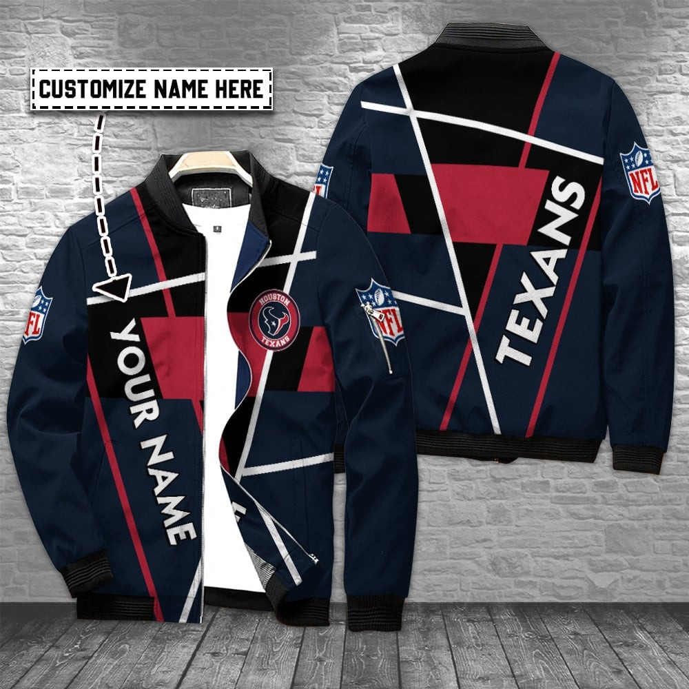 Houston Texans Personalized Bomber Jacket BG865