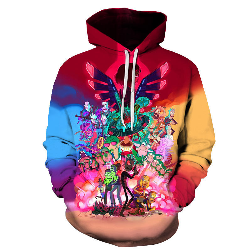 Rick And Morty 3D All Over Print Hoodie & Zip Hoodie