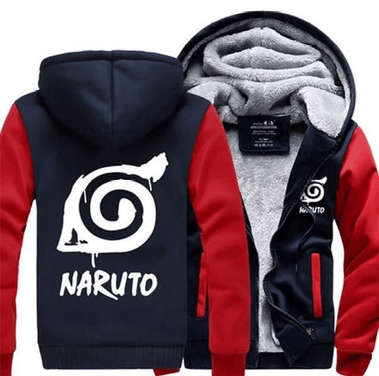 Naruto Cool Hidden Leaf Village Symbol Fan Gift, Naruto Cool Hidden Leaf Village Symbol Fleece Jacket 27
