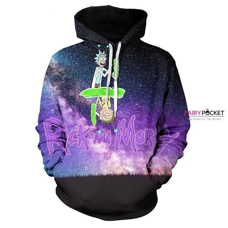 Rick and Morty 3D All Over Print Hoodie & Zip Hoodie
