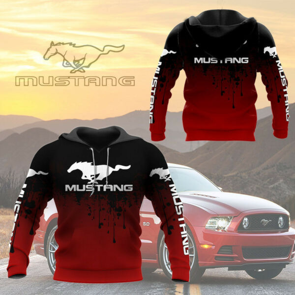 Mustang Shirt 200, 3d Hoodie Zip Hoodie 1988