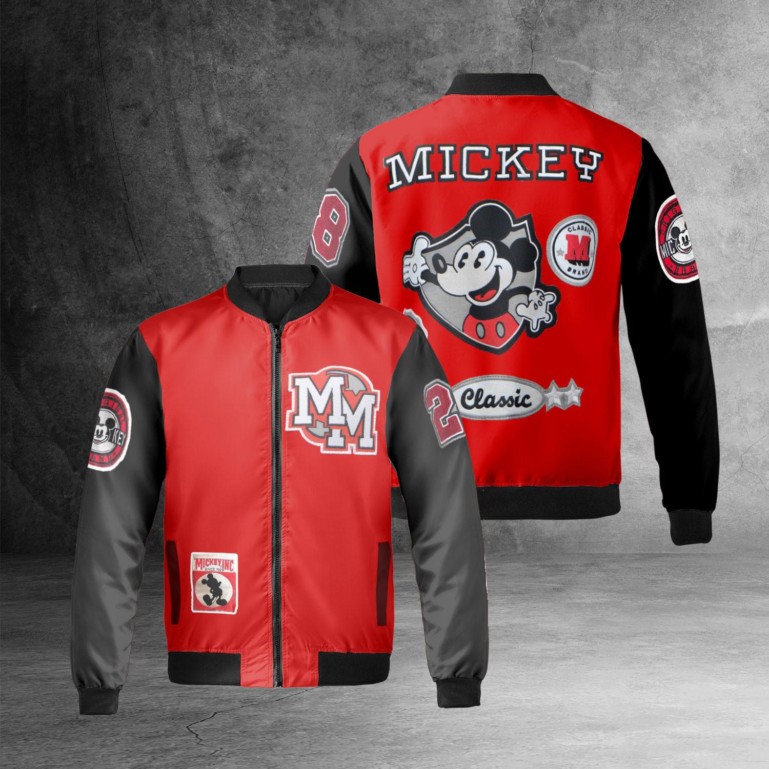 Mickey Mouse Michael Jackson 28 Classic Bomber Jacket 509