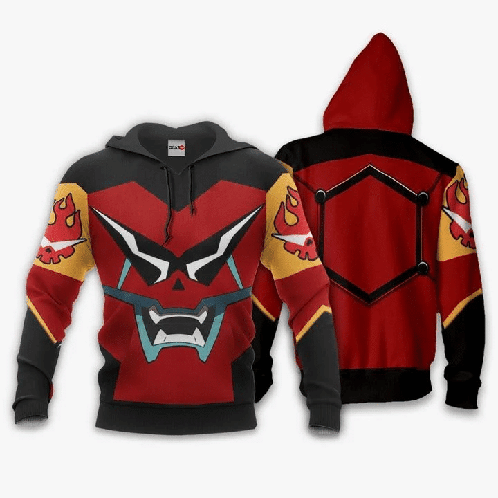 Gurren Lagann Gunmen  3d Hoodie Zip Hoodie
