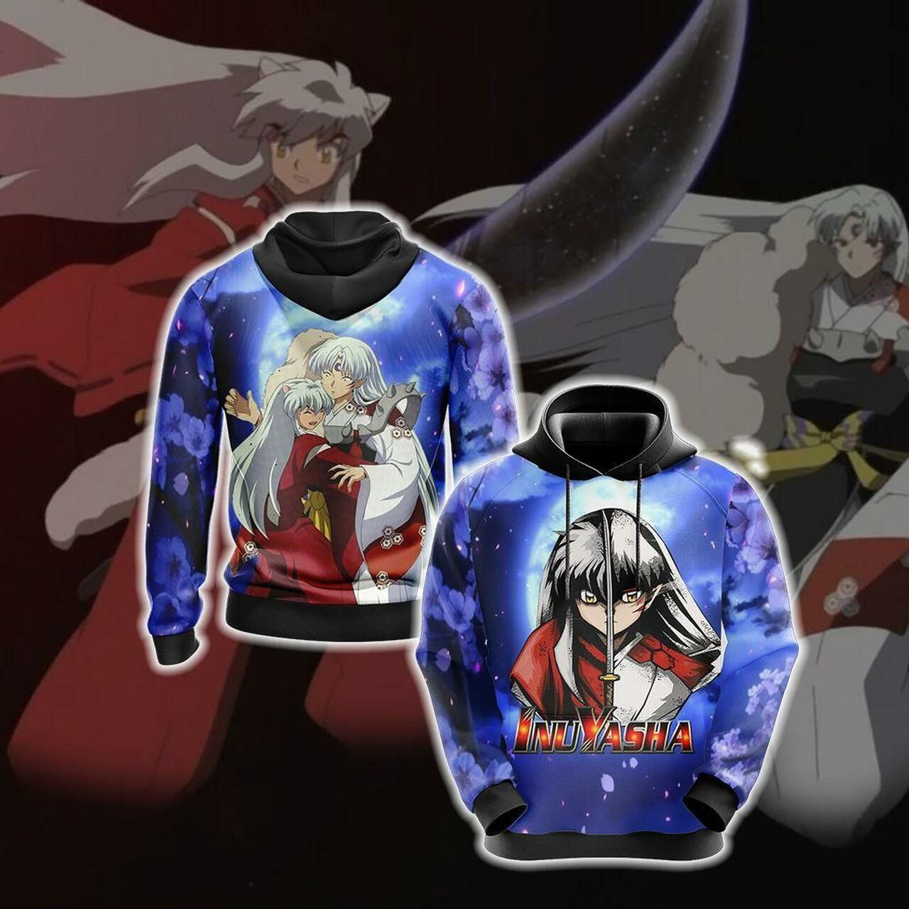 Inuyasha - Tessaiga Unisex 3D All Over Print Hoodie & Zip Hoodie