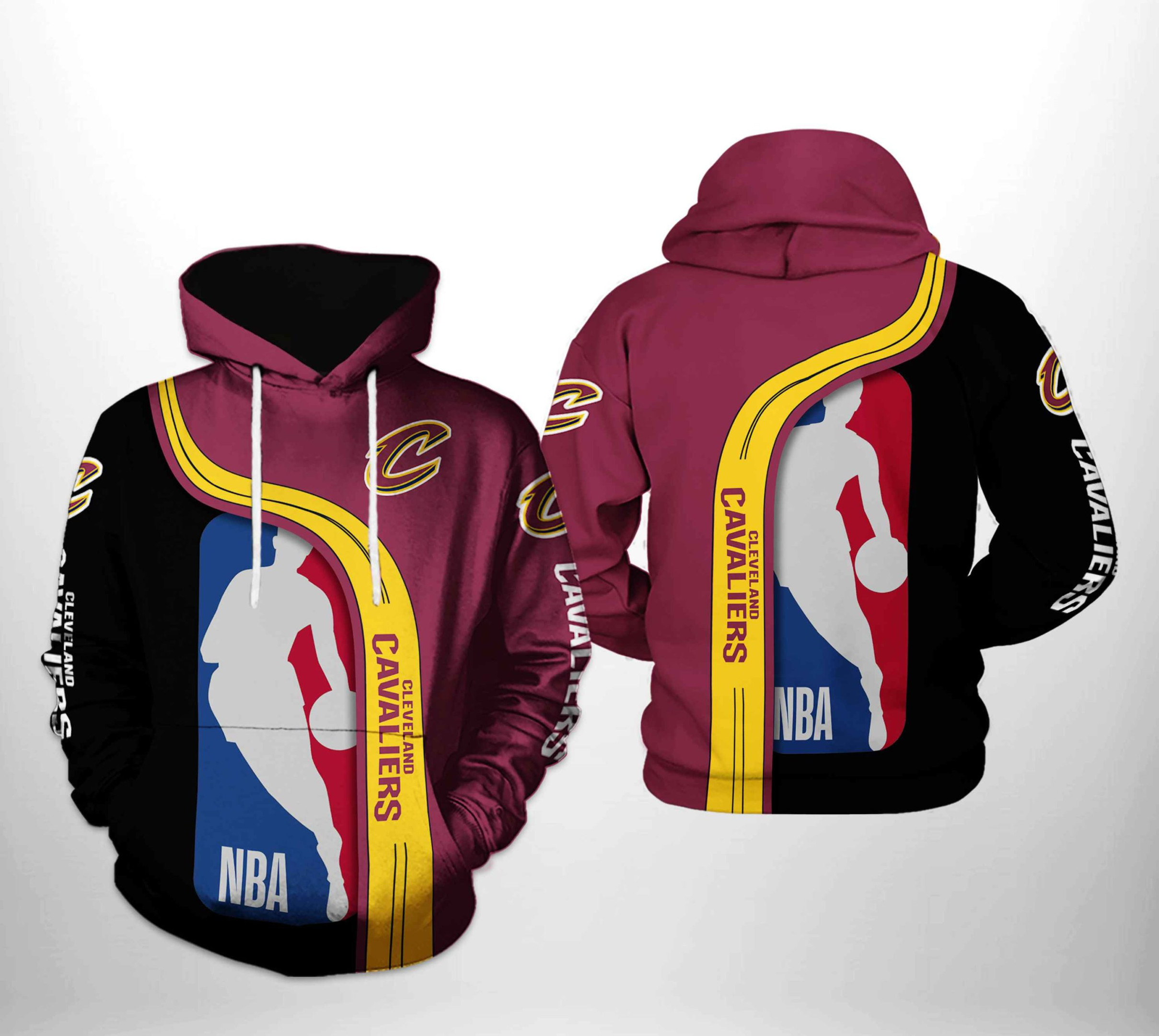 Cleveland Cavaliers Team 3D All Over Print Hoodie & Zip Hoodie