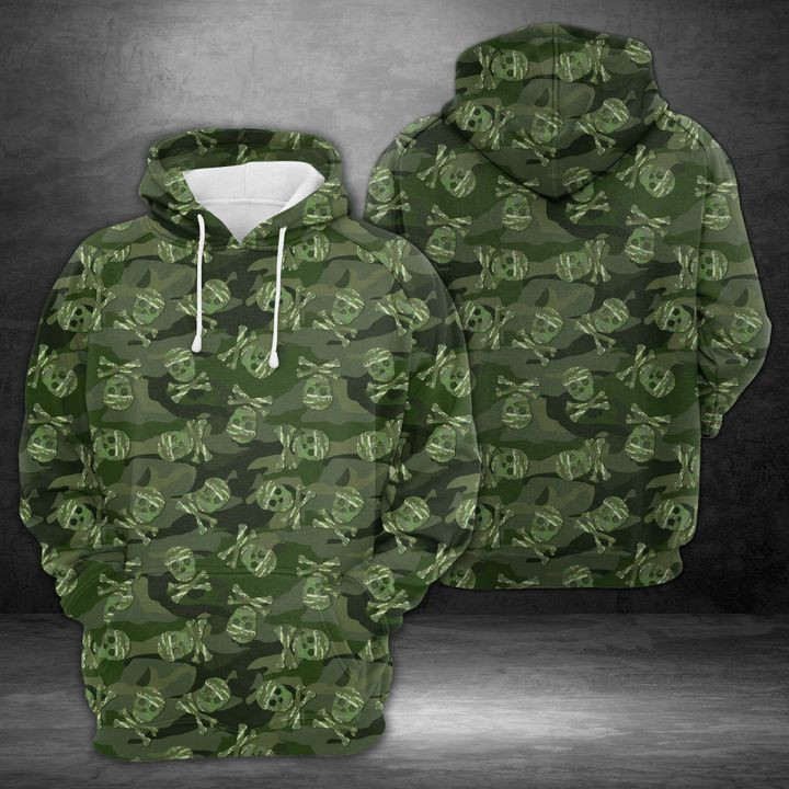 Amazing Camouflage Skull 3D All Over Print Hoodie & Zip Hoodie