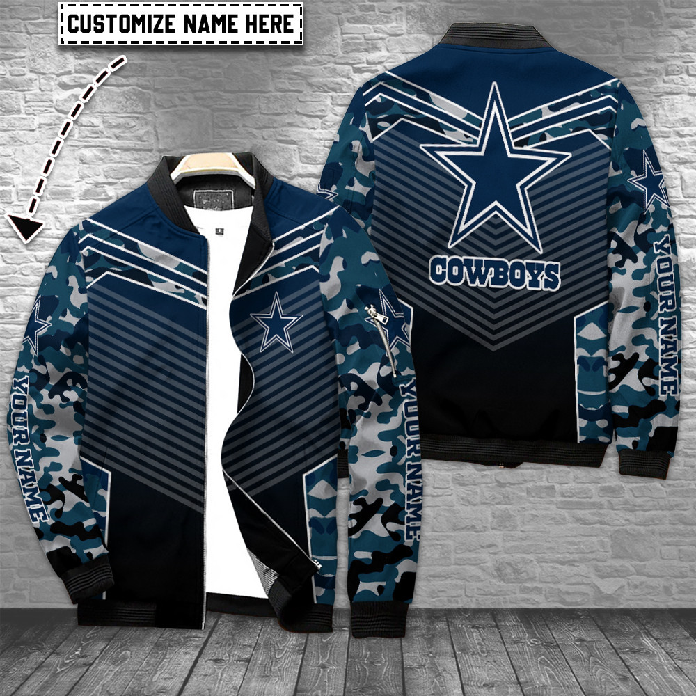 Cowboys Personalized Bomber Jacket BG851