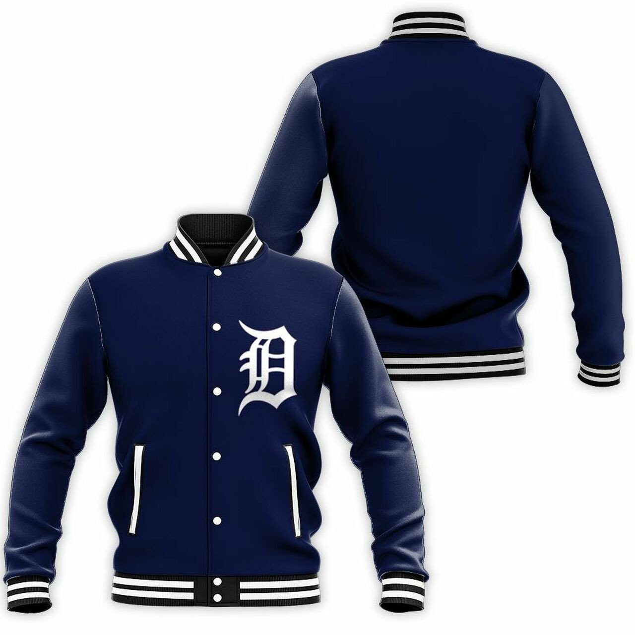 Detroit Tigers Baseball Jacket V5