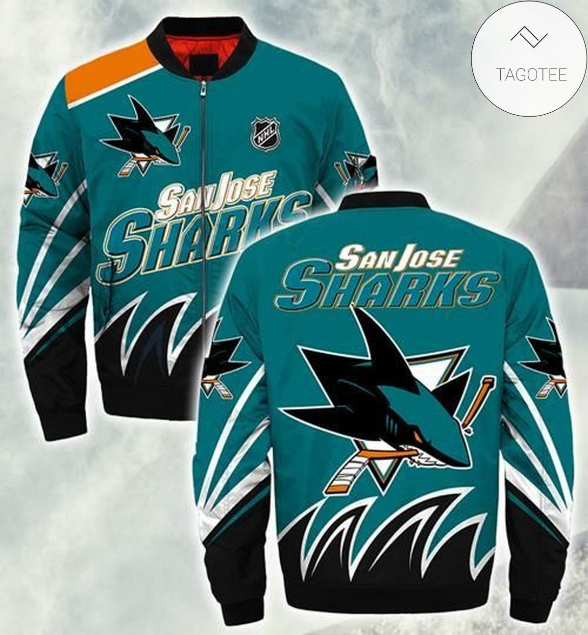 San Jose Sharks Bomber Jacket V2