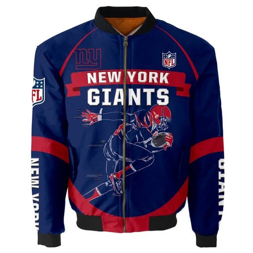 New York Giants Thick Bomber Jacket CSBBT196