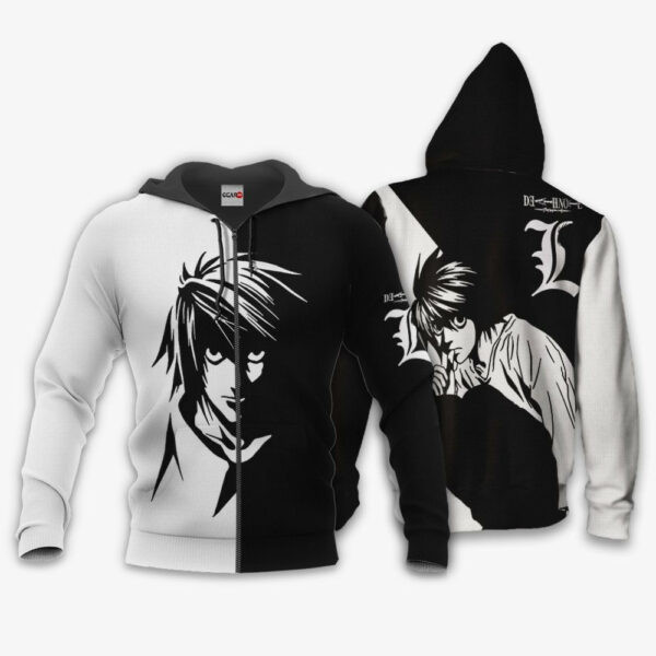 Death Note Hoodie L Lawliet Anime 3k458 Cartoon 3d Hoodie Zip Hoodie 407