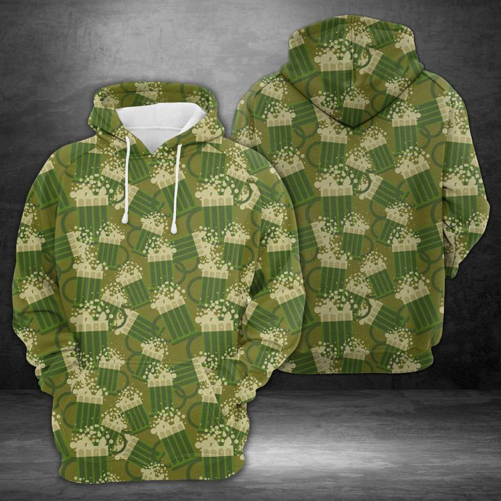 Amazing Camouflage Beer 3D All Over Print Hoodie & Zip Hoodie