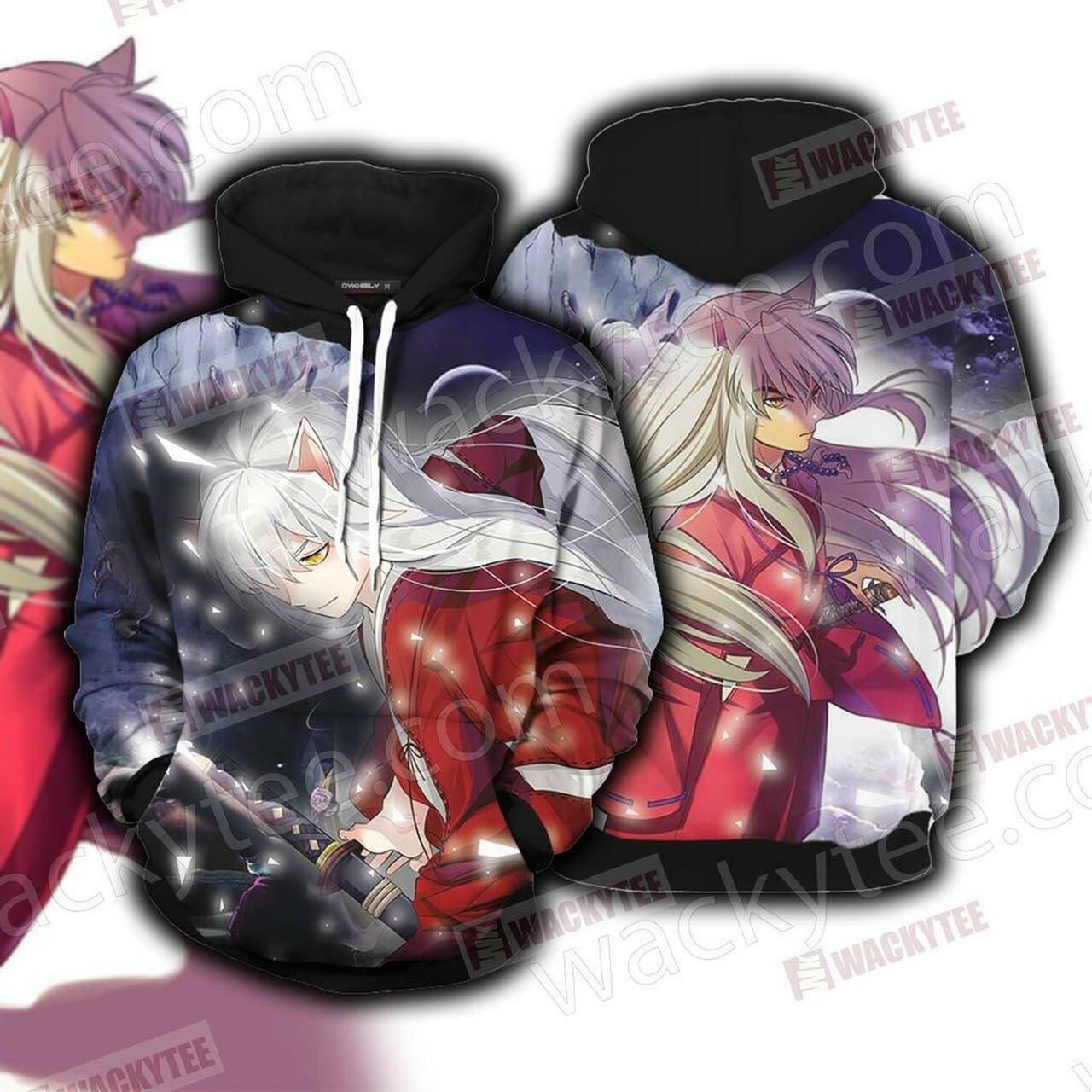 Inuyasha Unisex 3D All Over Print Hoodie & Zip Hoodie