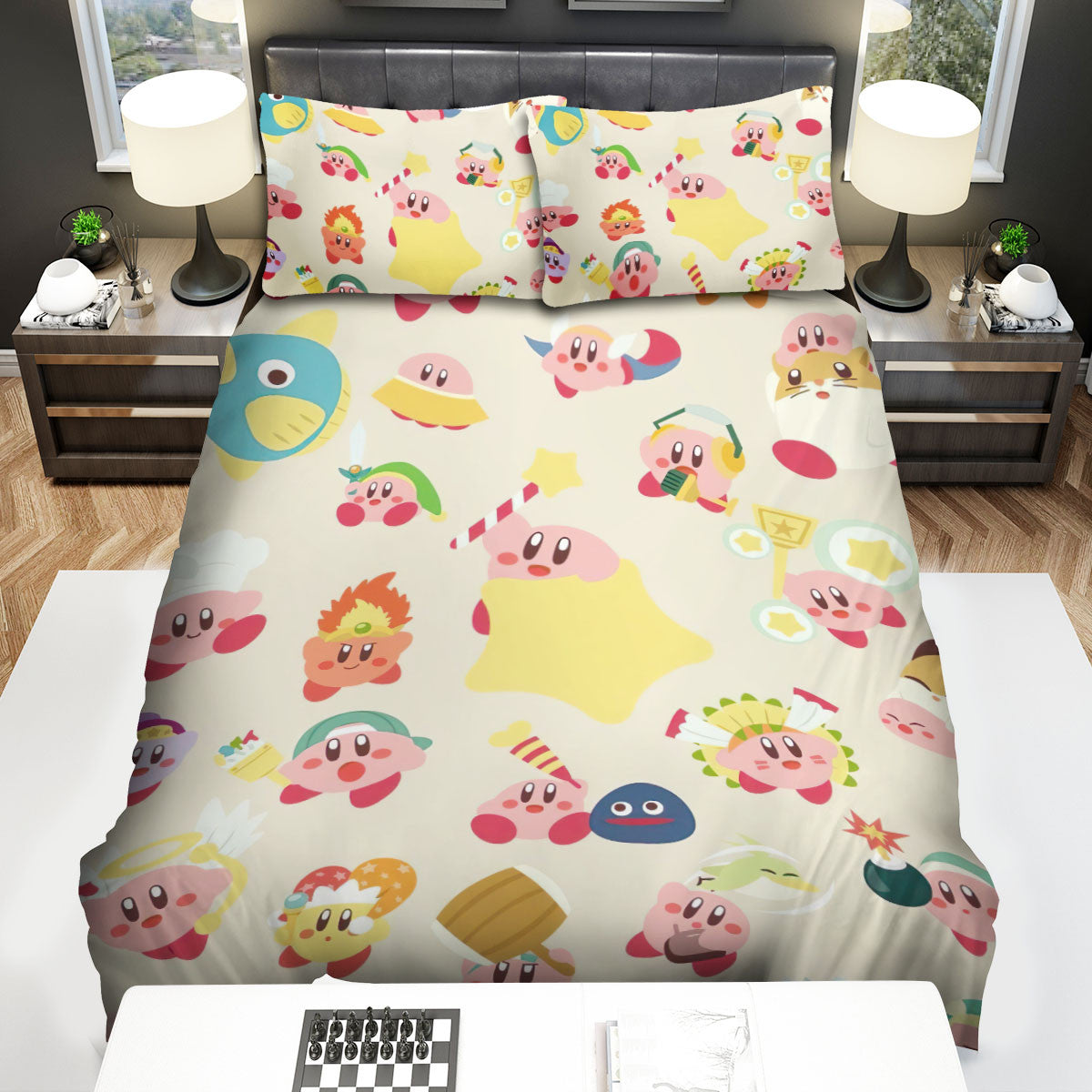 Kirby Bedding Set All Types Of Kirby Pattern Duvet Covers