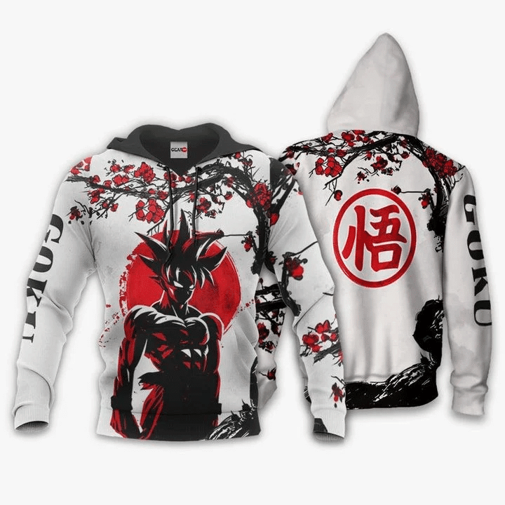 Dbz Goku Dragon Ball 3d Hoodie Zip Hoodie