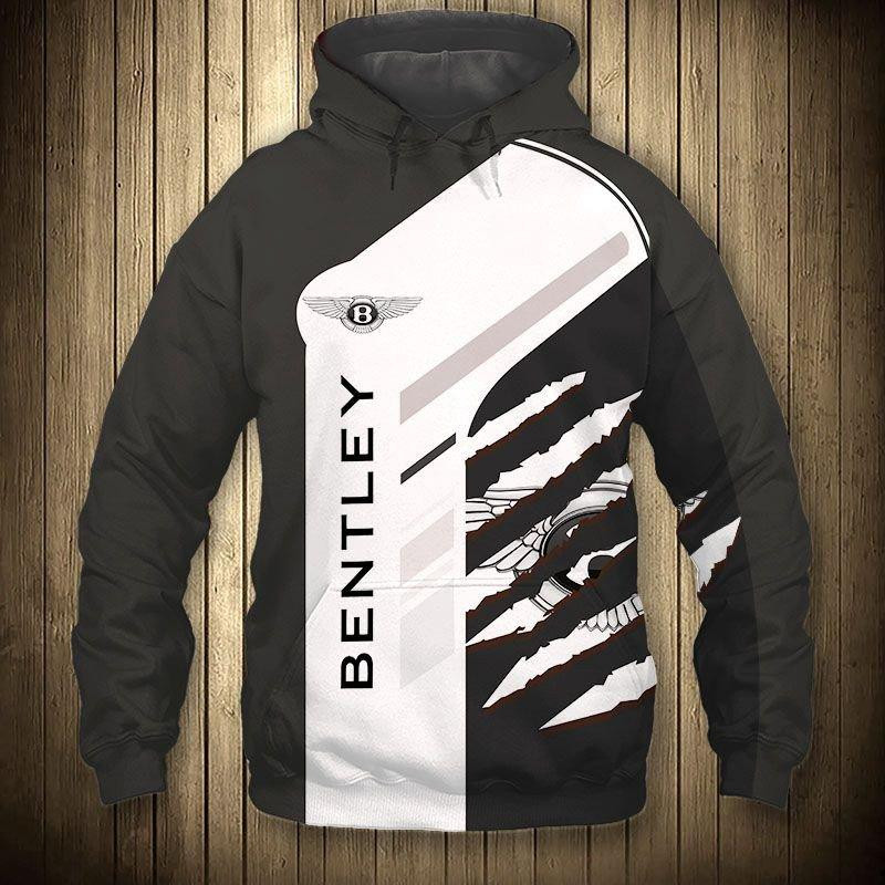 Bentley Luxury Sport Car 5k450 Cartoon 3d Hoodie Zip Hoodie